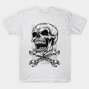 Mechanic Skull, Working class T-Shirt